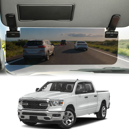 JOYTUTUS Sun Visor Extender for Cars, Polarized Sun Visor Extender Universal Sun Blocker UV400, Adjustable Visor Extension for Car Visor,Double-Clip,Anti Glare Stray Light