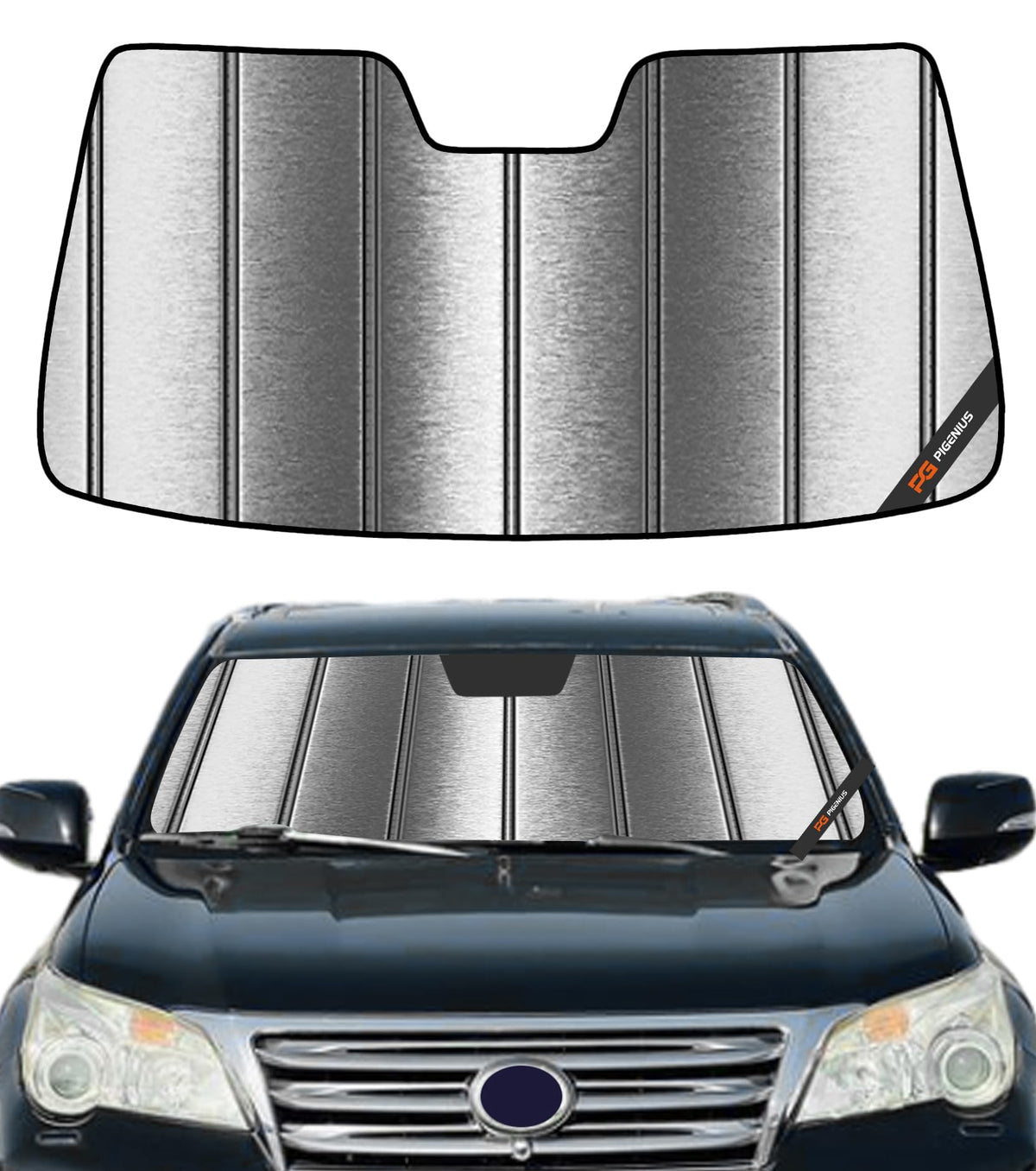 Pigenius Windshield Sunshade for Lexus IS200t/IS250/IS300/IS350/IS F 2014-2020 Front Window Sun Shade - AstraGuard