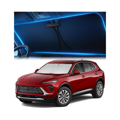 Magnelex Windshield Sun Shade for Kia K5 2021-2026 / Hyundai Sonata 2020-2026, Foldable Car Window Sunshade, Heat & UV Visor Cover, Reflective Front Shades Accessories
