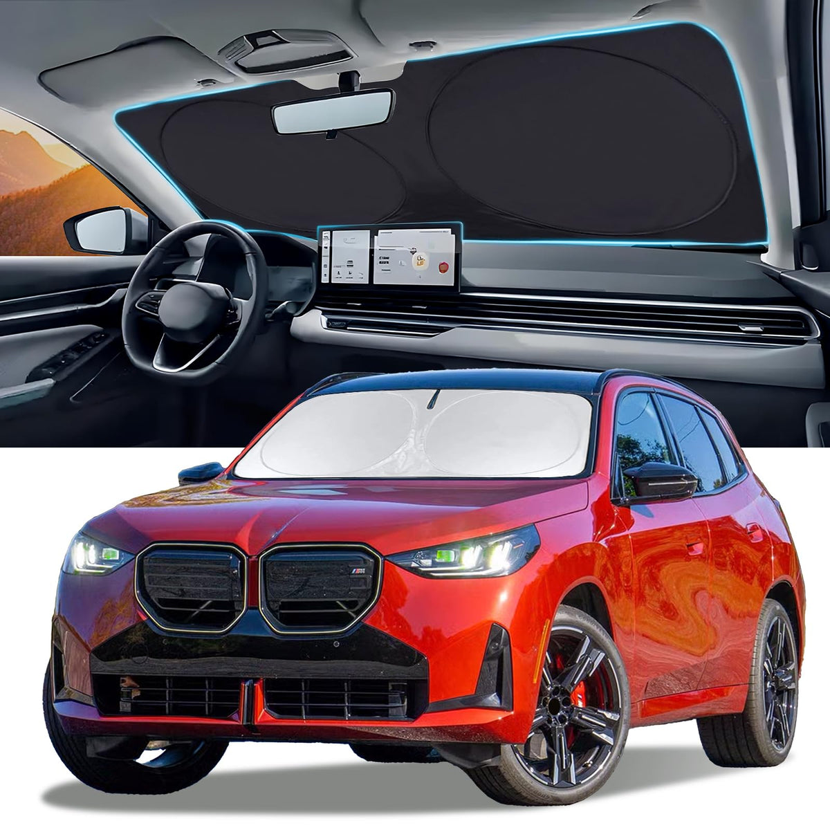 Windshield Sun Shade for Chevrolet Chevy Traverse LS, LT 2018-2026 Sunshade
