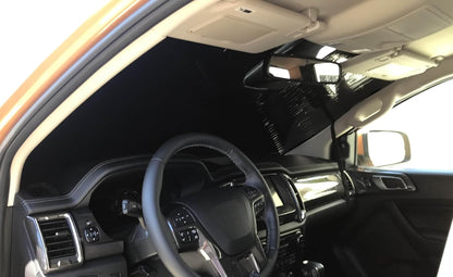 HeatShield, The Original Windshield Sun Shade, Custom-Fit for Mazda CX-9 SUV w/Sensor 2016, 2017, 2018, 2019, 2020, 2021, 2022, 2023 Gold Series