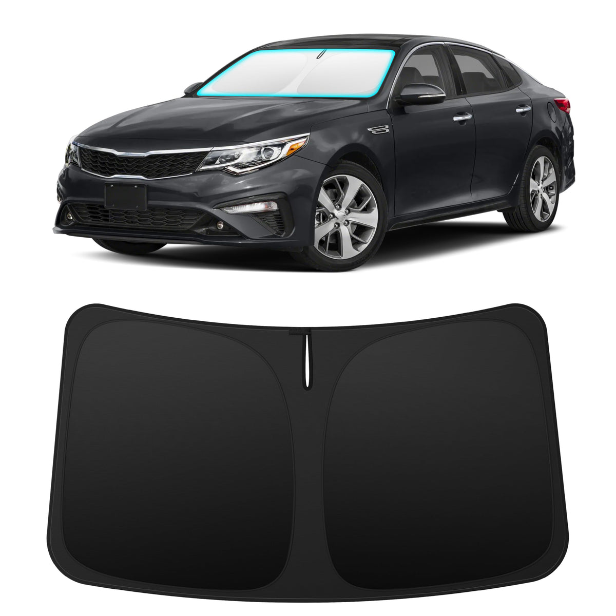INSAUTO Custom Fit Windshield Sun Shade for Toyota Camry 2018-2024