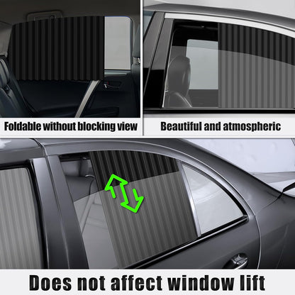 XCBYT Magnetic Car Window Curtains for Side Window, 100% Blackout Privacy