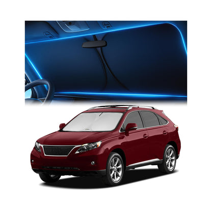 Magnelex Windshield Sun Shade for Kia K5 2021-2026 / Hyundai Sonata 2020-2026, Foldable Car Window Sunshade, Heat & UV Visor Cover, Reflective Front Shades Accessories