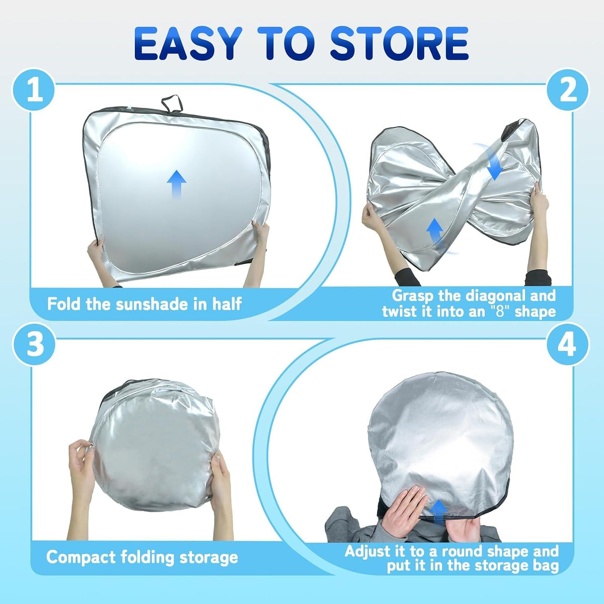 Custom Fit Windshield Sun Shade for BMW X1 2016-2026
