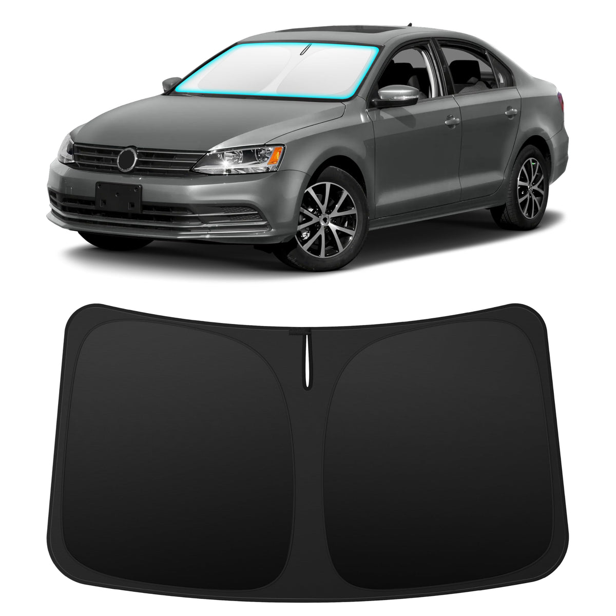 INSAUTO Custom Fit Windshield Sun Shade for Honda Accord 2013-2017
