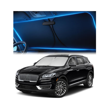 Magnelex Windshield Sun Shade for Kia K5 2021-2026 / Hyundai Sonata 2020-2026, Foldable Car Window Sunshade, Heat & UV Visor Cover, Reflective Front Shades Accessories