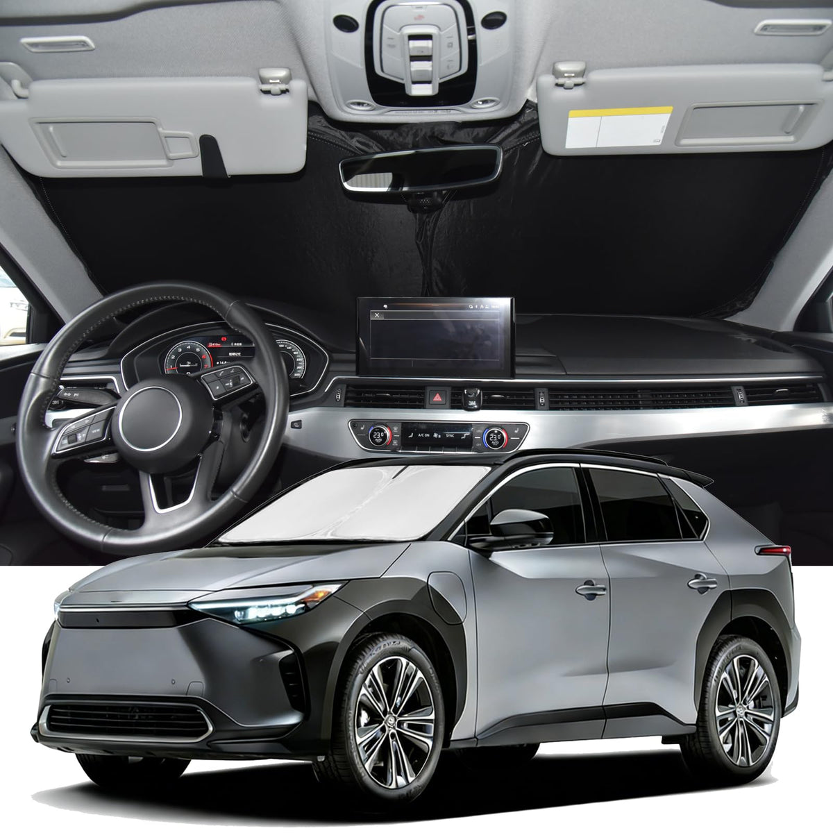 for Toyota Tacoma 2016-2024 2025 2026 Sun Shade Sunshade Windshield Cover
