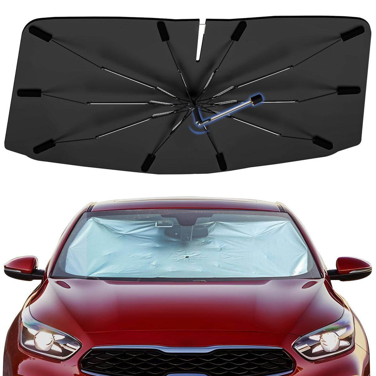 Windshield Sun Shade Umbrella for Dodge Durango 2011-2026 Front Window