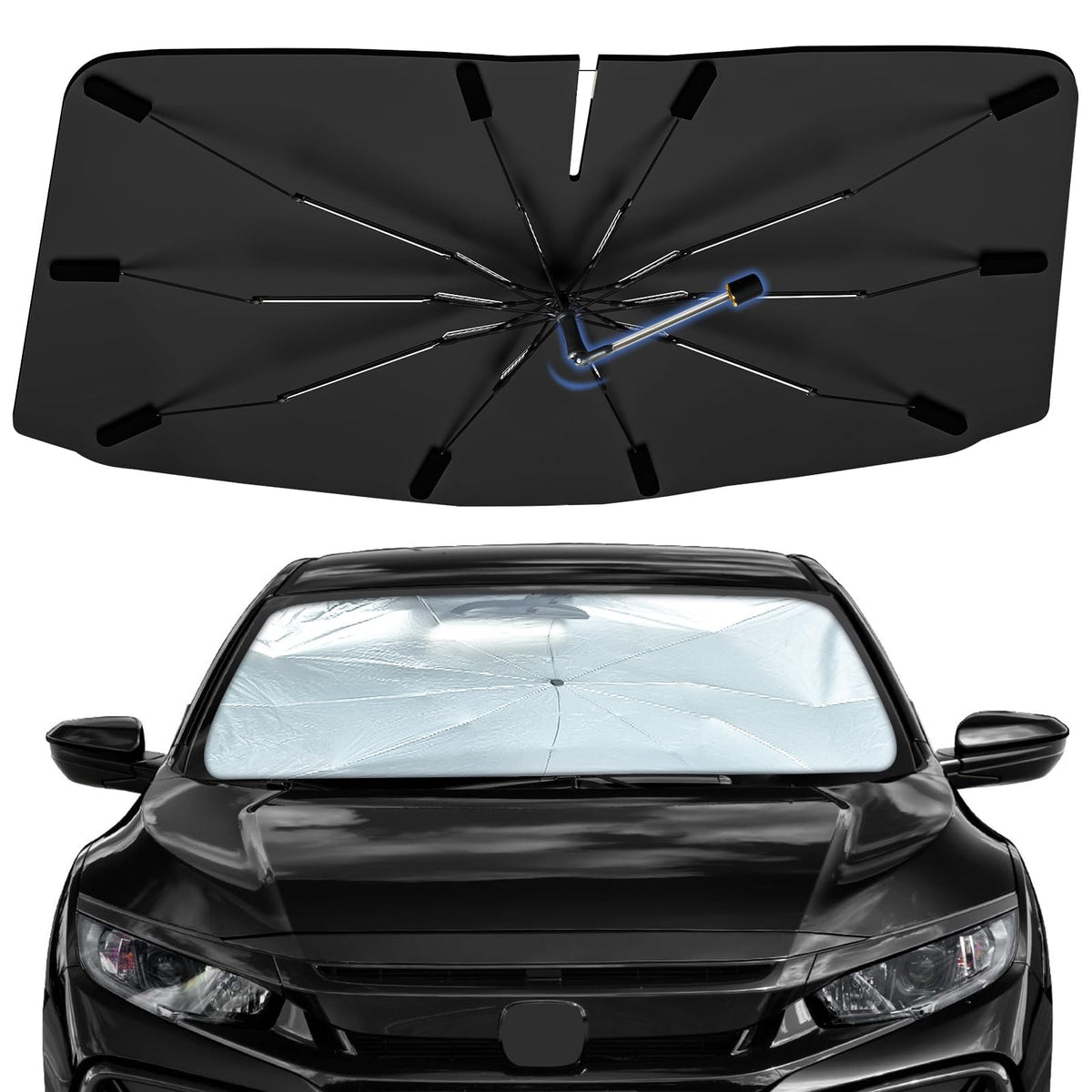 Windshield Sun Shade Umbrella for Dodge Durango 2011-2026 Front Window