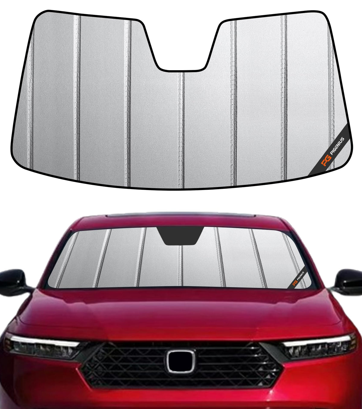 Pigenius Windshield Sunshade for Honda Accord 2023-2026 Front Window Sun Shade - AstraGuard