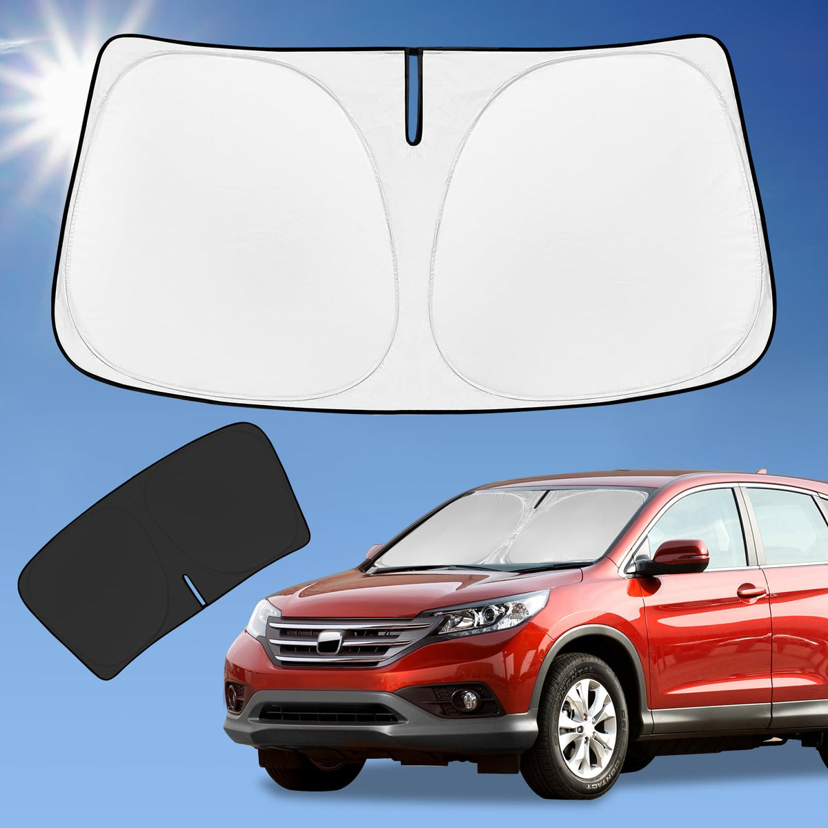 for Toyota Tacoma 2016-2024 2025 2026 Sun Shade Sunshade Windshield Cover