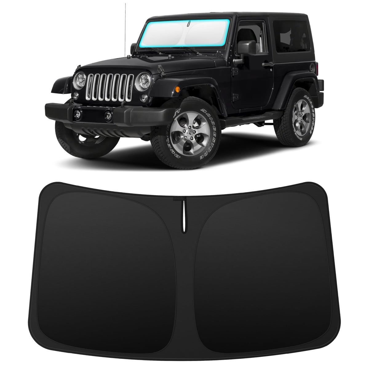 INSAUTO Custom Fit Windshield Sun Shade for Ford Escape 2013-2019
