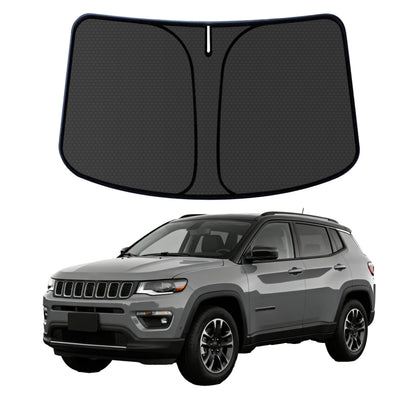 Murano Windshield Sun Shade for Murano 2015-2024 Blocks UV Rays Accessories,1:1 Custom Foldable Thickened Wear-Resistant Front Window Sunshade Visor,Keeps Your Car Cooler