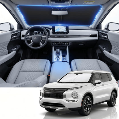 for Honda Accord 2018-2022 Windshield Sun Shade Front Window Shade Custom Fit Accord Accessories Sun Visor Foldable Shade Blocks UV Rays Summer Must Have Car Accessories