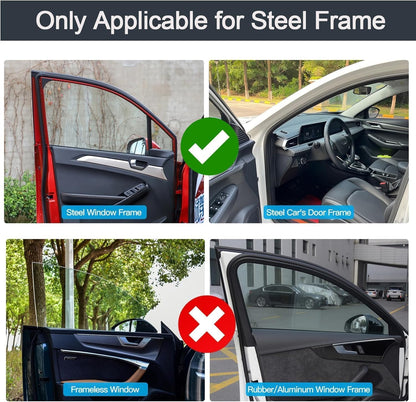 ZATOOTO Car Side Window Sun Shades, Magnetic Privacy Shades Curtain
