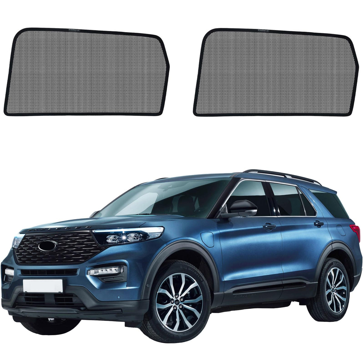 Tacoma（2024-2026） Mesh Car Window Shades - Side Curtains for Baby