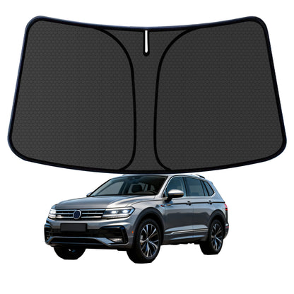 Murano Windshield Sun Shade for Murano 2015-2024 Blocks UV Rays Accessories,1:1 Custom Foldable Thickened Wear-Resistant Front Window Sunshade Visor,Keeps Your Car Cooler