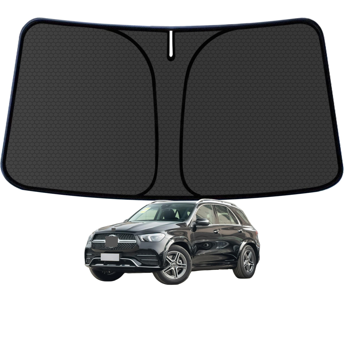 Murano Windshield Sun Shade for Murano 2015-2024 Blocks UV Rays Accessories,1:1 Custom Foldable Thickened Wear-Resistant Front Window Sunshade Visor,Keeps Your Car Cooler