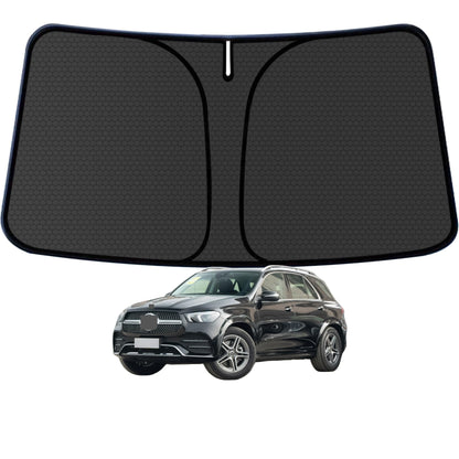 Murano Windshield Sun Shade for Murano 2015-2024 Blocks UV Rays Accessories,1:1 Custom Foldable Thickened Wear-Resistant Front Window Sunshade Visor,Keeps Your Car Cooler
