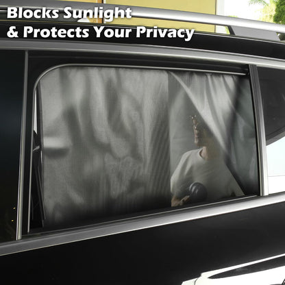 2 Pack Car Window Shades for Side Window with Strong Magnets