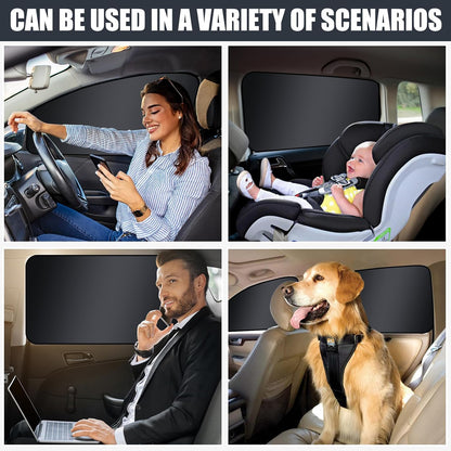 ZATOOTO Magnetic Side Window Sun Shade, Car Window Covers, Heat Reflective