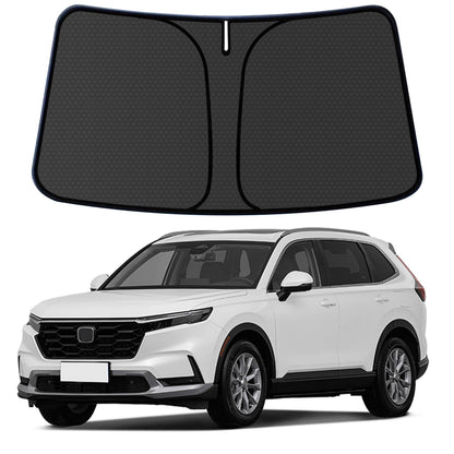 Murano Windshield Sun Shade for Murano 2015-2024 Blocks UV Rays Accessories,1:1 Custom Foldable Thickened Wear-Resistant Front Window Sunshade Visor,Keeps Your Car Cooler