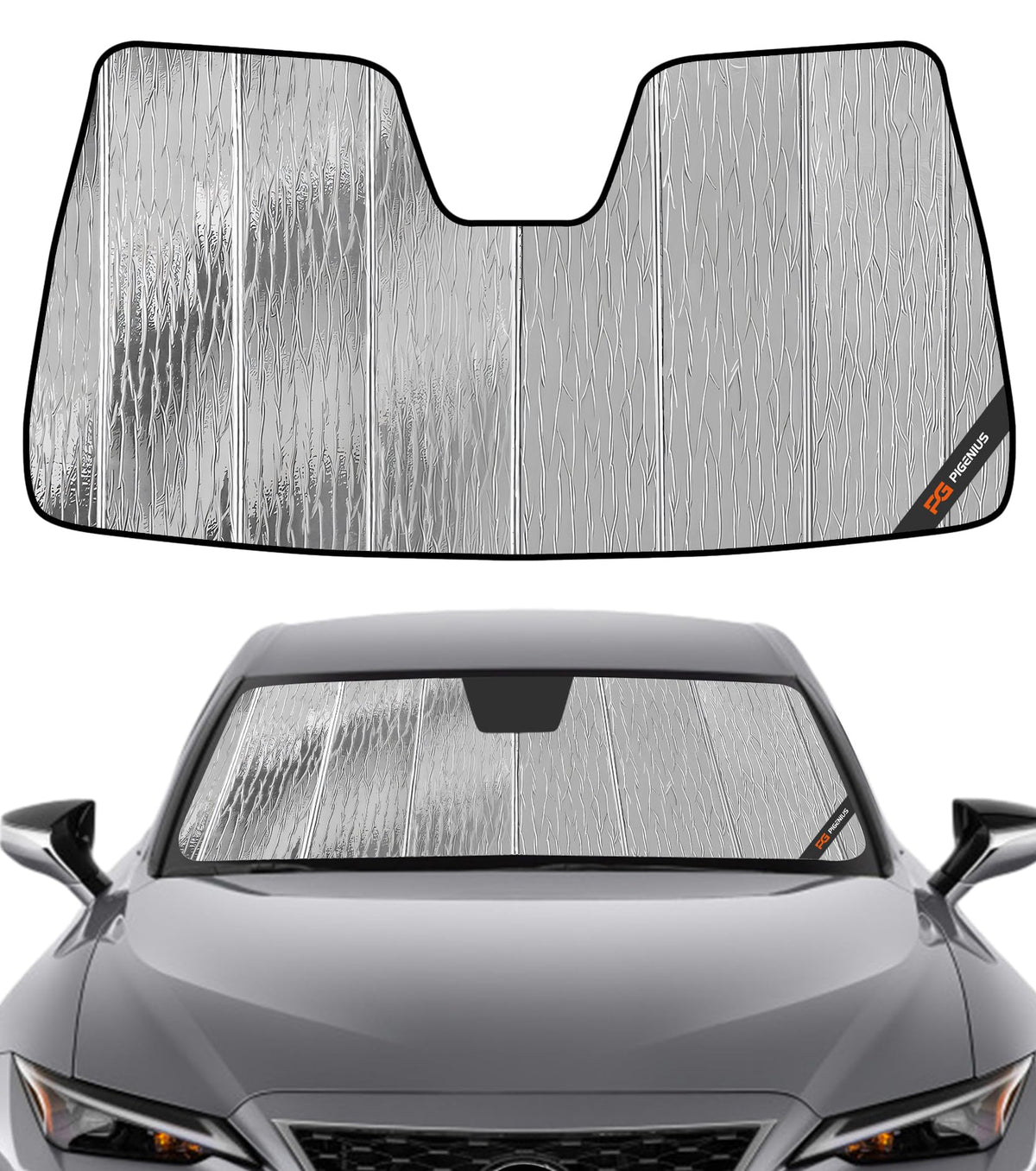 Pigenius Windshield Sunshade for Lexus IS200t/IS250/IS300/IS350/IS F 2014-2020 Front Window Sun Shade - AstraGuard