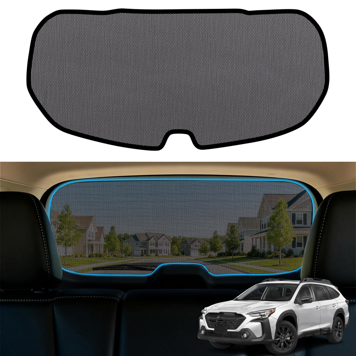 Outback Window Shades 2021-2024, Rear Side Mesh, 2PCS