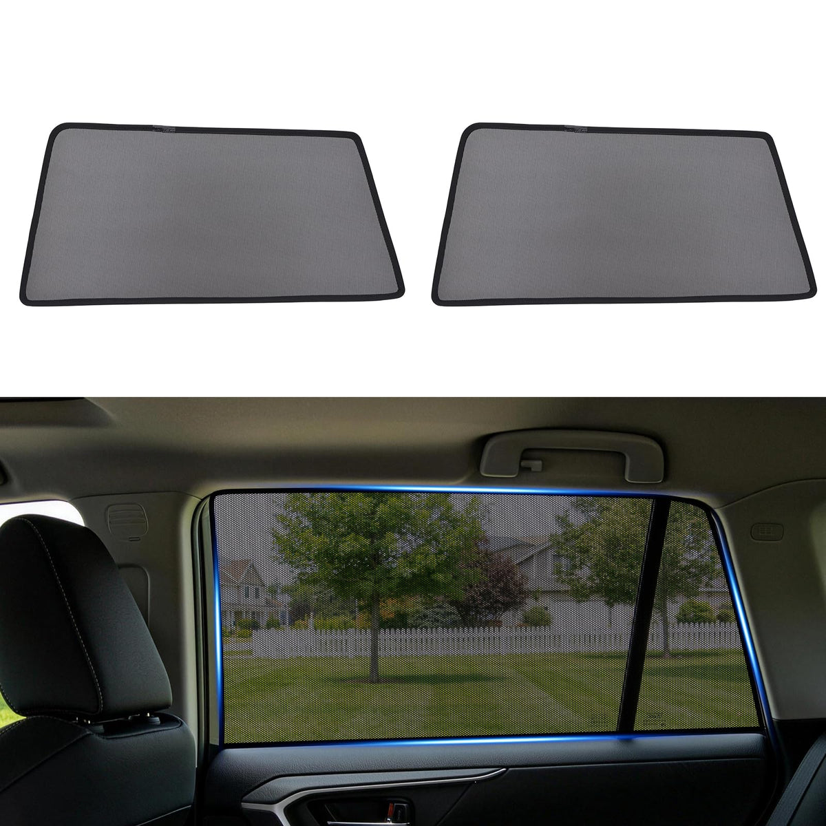 XCBTY 11-23 4Runner Window Shade for Rear Seat Windows, 2-Pack Magnetic