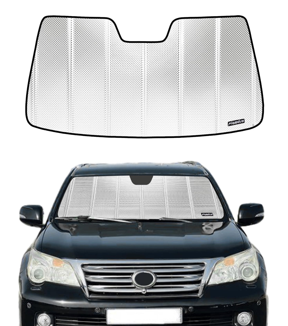 Pigenius Windshield Sunshade for Lexus IS200t/IS250/IS300/IS350/IS F 2014-2020 Front Window Sun Shade - AstraGuard