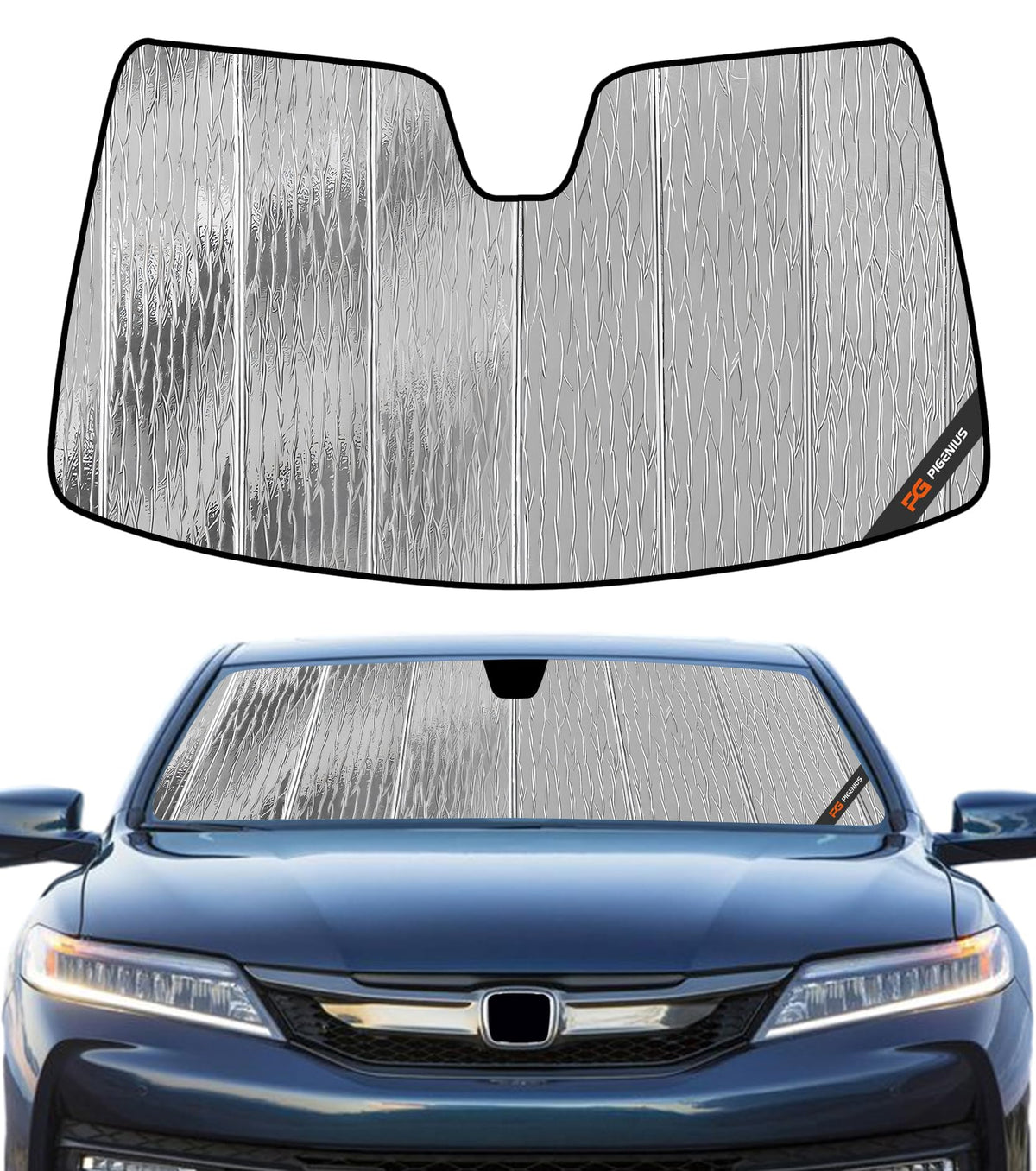 Pigenius Windshield Sunshade for Honda Accord 2023-2026 Front Window Sun Shade - AstraGuard