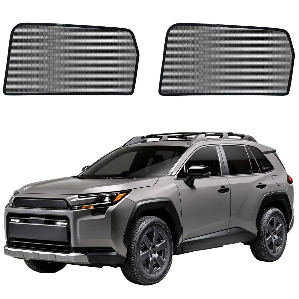Tacoma（2024-2026） Mesh Car Window Shades - Side Curtains for Baby