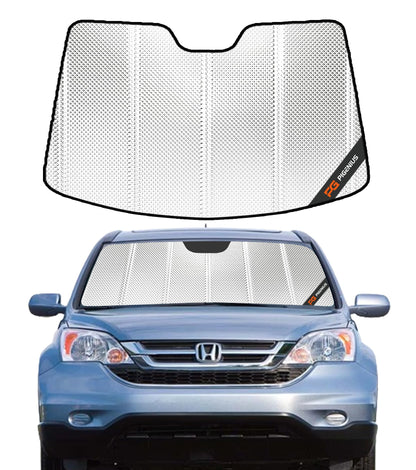 Pigenius Windshield Sunshade for 2007-2011 Honda CR-V, Metallic Silver Finish
