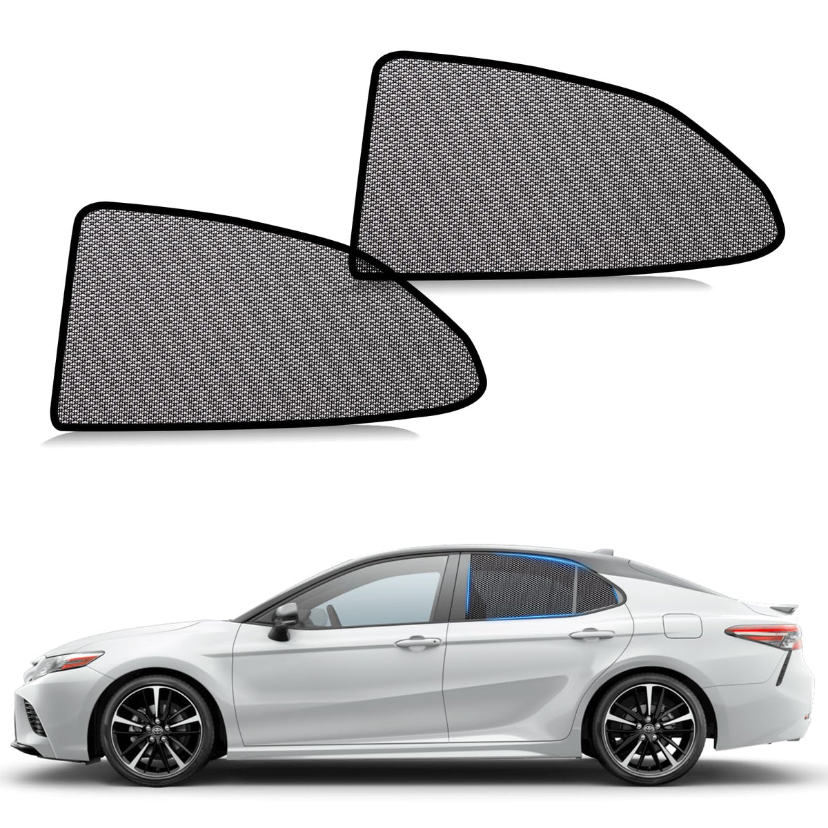 ZATOOTO Car Window Shades Toyota RAV4 2019-2024 for Rear Window, 2 Pack