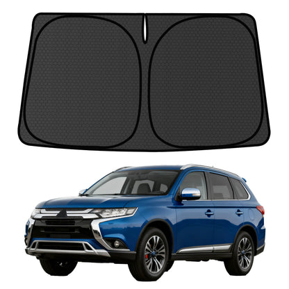 Murano Windshield Sun Shade for Murano 2015-2024 Blocks UV Rays Accessories,1:1 Custom Foldable Thickened Wear-Resistant Front Window Sunshade Visor,Keeps Your Car Cooler