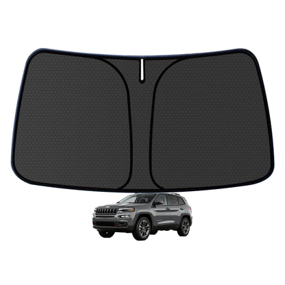Murano Windshield Sun Shade for Murano 2015-2024 Blocks UV Rays Accessories,1:1 Custom Foldable Thickened Wear-Resistant Front Window Sunshade Visor,Keeps Your Car Cooler