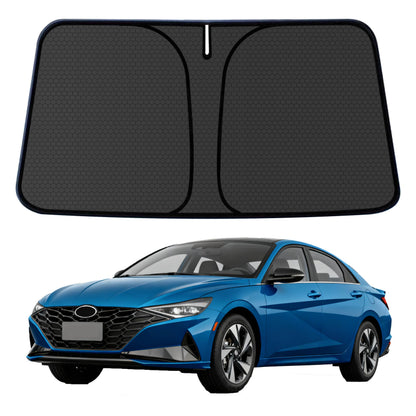 Murano Windshield Sun Shade for Murano 2015-2024 Blocks UV Rays Accessories,1:1 Custom Foldable Thickened Wear-Resistant Front Window Sunshade Visor,Keeps Your Car Cooler