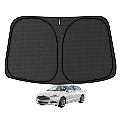 Murano Windshield Sun Shade for Murano 2015-2024 Blocks UV Rays Accessories,1:1 Custom Foldable Thickened Wear-Resistant Front Window Sunshade Visor,Keeps Your Car Cooler