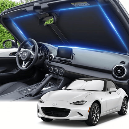 for Honda Accord 2018-2022 Windshield Sun Shade Front Window Shade Custom Fit Accord Accessories Sun Visor Foldable Shade Blocks UV Rays Summer Must Have Car Accessories