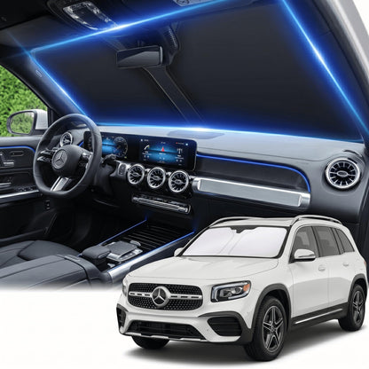 for Honda Accord 2018-2022 Windshield Sun Shade Front Window Shade Custom Fit Accord Accessories Sun Visor Foldable Shade Blocks UV Rays Summer Must Have Car Accessories