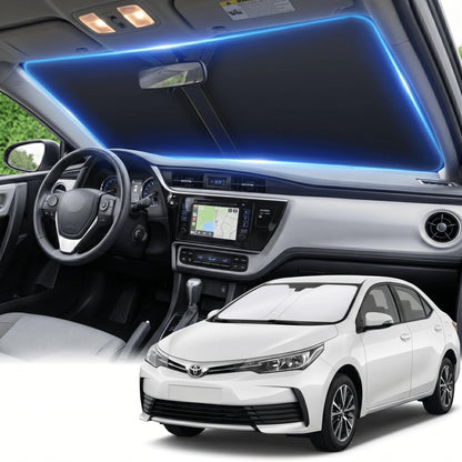 for Honda Accord 2018-2022 Windshield Sun Shade Front Window Shade Custom Fit Accord Accessories Sun Visor Foldable Shade Blocks UV Rays Summer Must Have Car Accessories