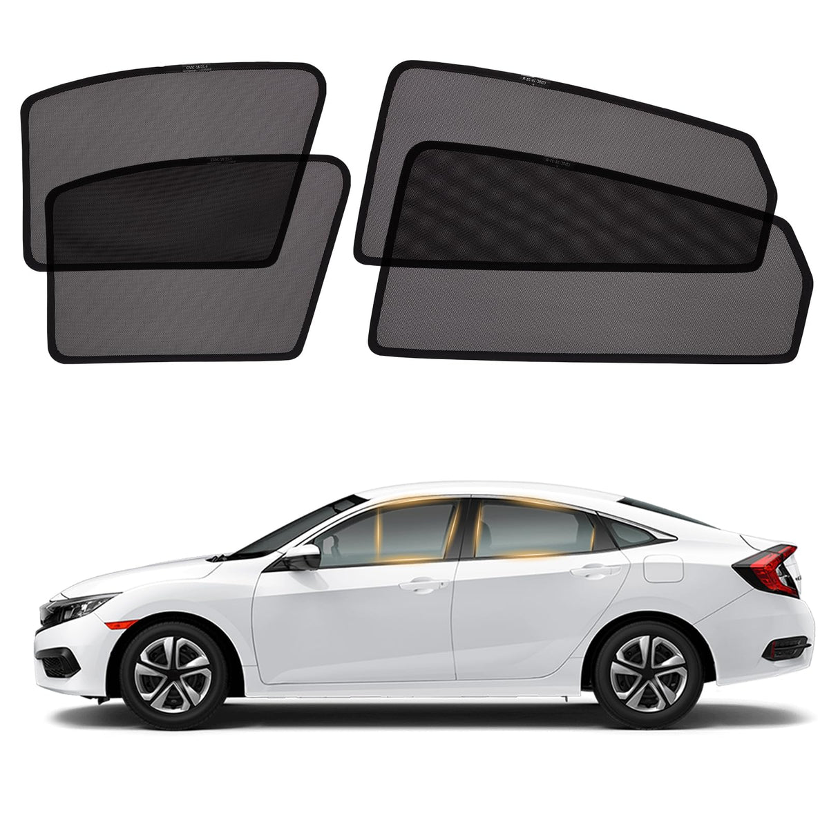XCBTY 11-23 4Runner Window Shade for Rear Seat Windows, 2-Pack Magnetic