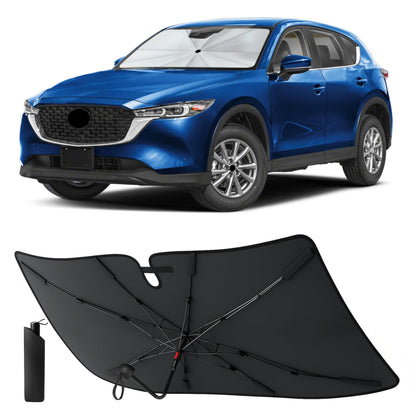 Econour Windshields Sun Shade for Car, Foldable Car Sunshade & Window Tint