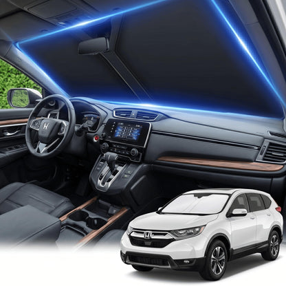for Honda Accord 2018-2022 Windshield Sun Shade Front Window Shade Custom Fit Accord Accessories Sun Visor Foldable Shade Blocks UV Rays Summer Must Have Car Accessories