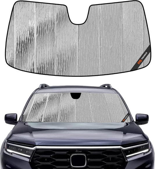 Pigenius Windshield Sunshade for Honda Pilot 2023-2026 Front Window Sun Shade - AstraGuard