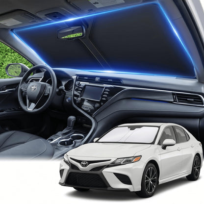 for Honda Accord 2018-2022 Windshield Sun Shade Front Window Shade Custom Fit Accord Accessories Sun Visor Foldable Shade Blocks UV Rays Summer Must Have Car Accessories