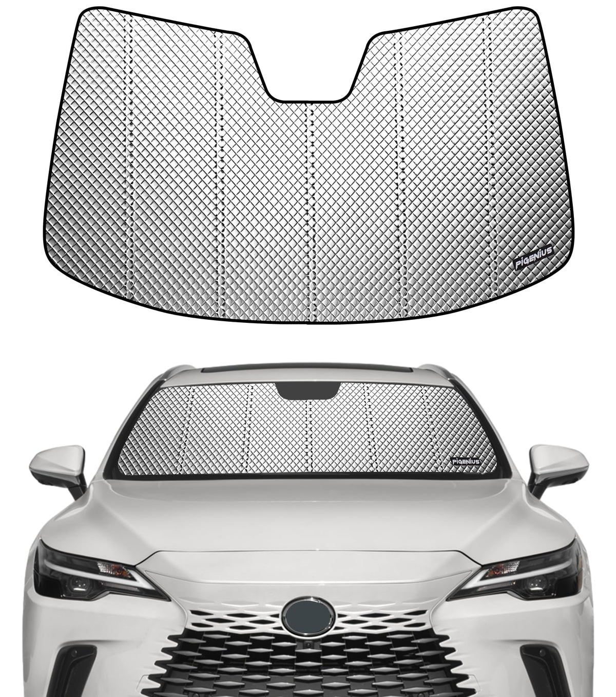 Pigenius Windshield Sunshade for Lexus IS200t/IS250/IS300/IS350/IS F 2014-2020 Front Window Sun Shade - AstraGuard