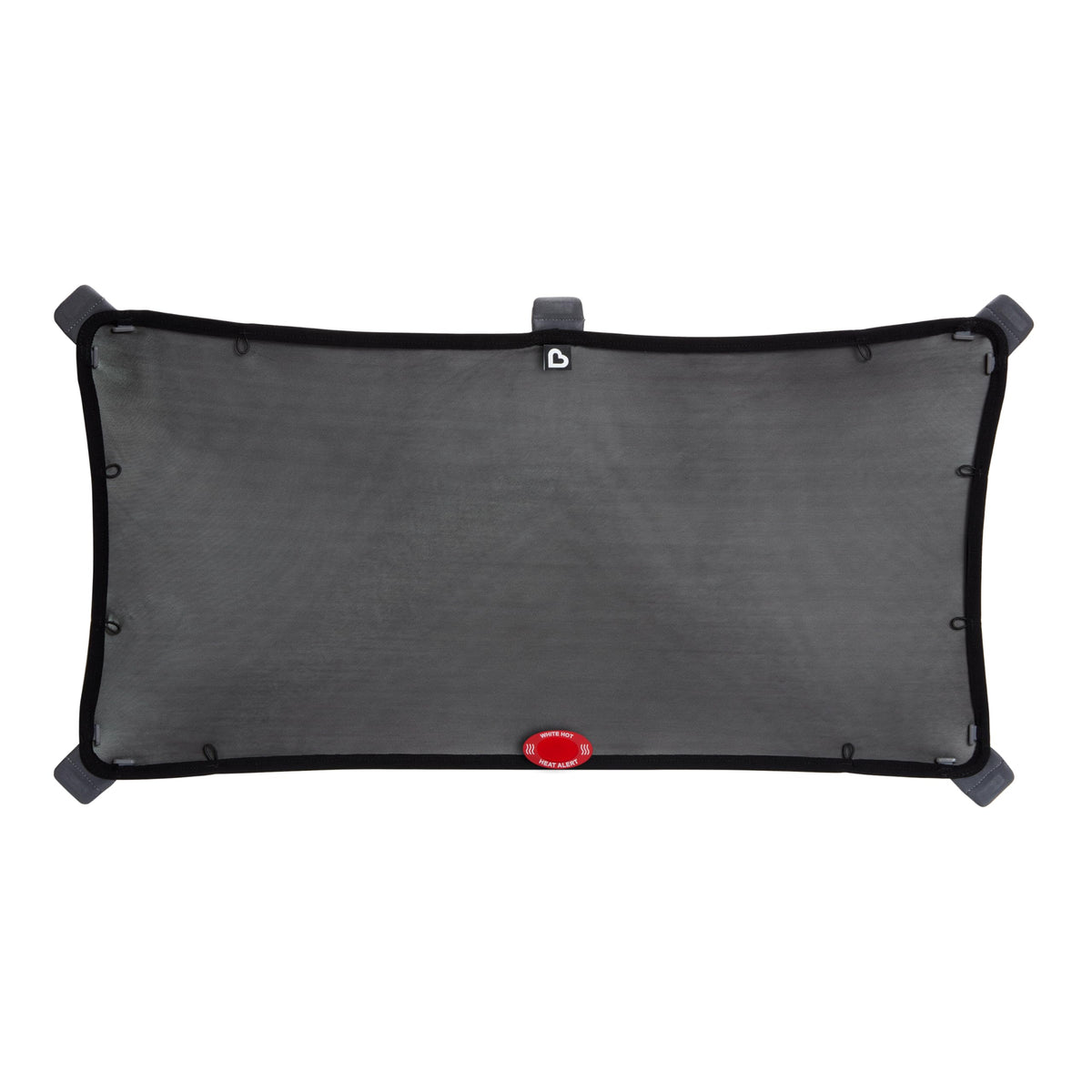 Munchkin Brica Magnetic Stretch-to-Fit Car Window Shades, Black, 1 Pack