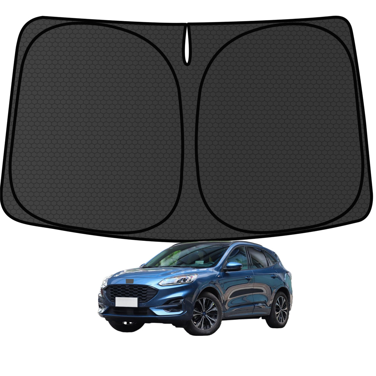 Murano Windshield Sun Shade for Murano 2015-2024 Blocks UV Rays Accessories,1:1 Custom Foldable Thickened Wear-Resistant Front Window Sunshade Visor,Keeps Your Car Cooler